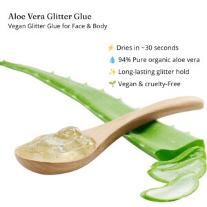 Aloe Vera glitterlim